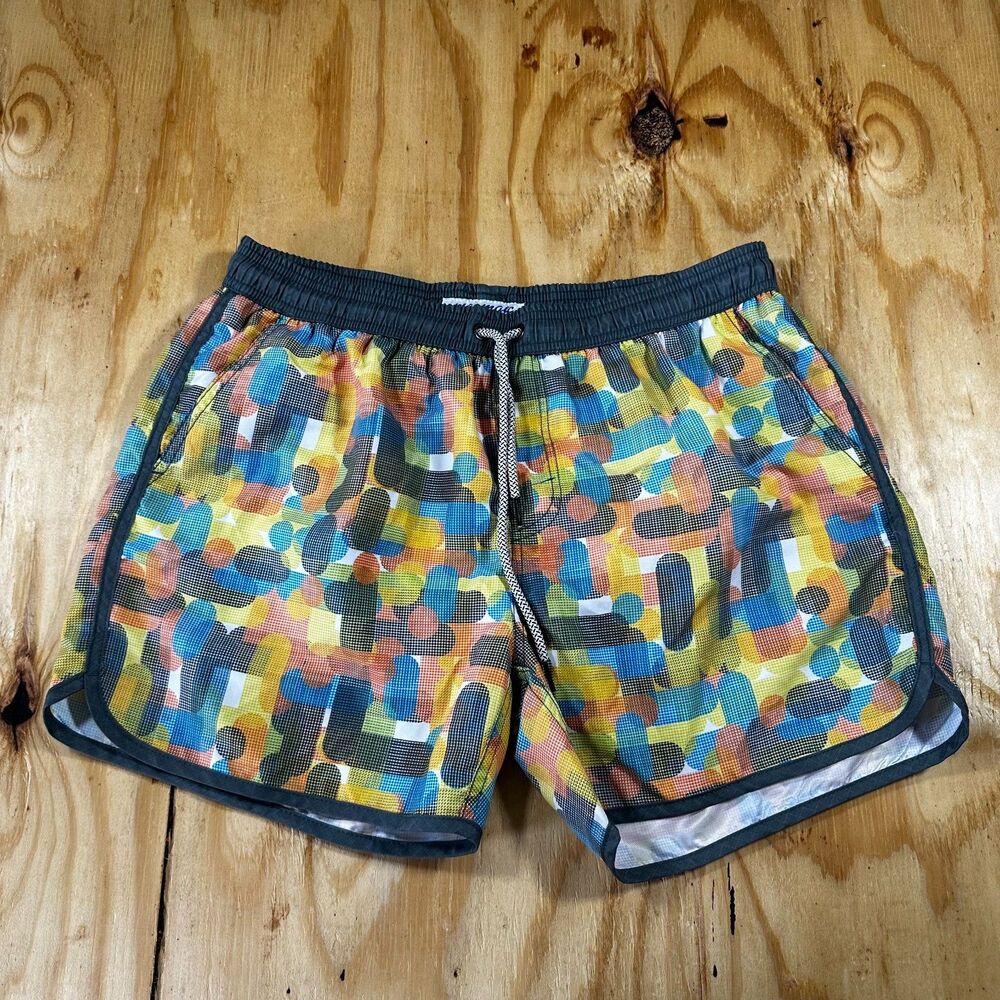 Maamgic Colorful Geometric Swim Trunks - Size L